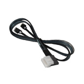 Кабель SuperMicro CBL-SAST-0826 SlimSAS SFF8654(x8) to 2x HDmSAS SFF8643(x4), 70см