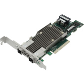 RAID-контроллер Broadcom 9480-8i8e SGL (05-50031-00) PCIe 3.1 x8 LP, SAS/SATA/NVMe, RAID 0,1,5,6,10,50,60, 16port(2 * int SFF8643 + 2 * ext SFF8644), 4GB Cache, 3516ROC RTL