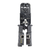 Инструмент обжимной Hyperline WRline WR-022 Кримпер 3 В 1 для RJ-45, RJ-11/12 с тестером