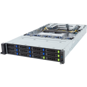 Серверная платформа Gigabyte R283-S93-AAF1 2U, 2x LGA4677, 32x DDR5, 4x 3.5" SAS/SATA/NVME, 8x 3.5" SAS/SATA, 2x PCIE Gen5 x16 GPU, 2x PCIE Gen5 x16, 4x PCIE Gen5 x8, 2x OCP 3.0 x16, 2x 2400W