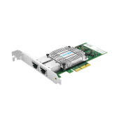 Сетевой адаптер Lr-Link LREC9812BT  2x 10Gbs, 2x RJ45,  Intel x550, PCIe 3.0 x4, LP 