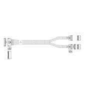 Кабель JPC P4900DN00800-3 Internal SlimlSAS x4 38P (SFF8654, прямой)  to  SlimSAS x4 38P (SFF8654, прямой ) , 80см