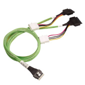 Кабель ACD-60005-MD SlimlSAS SFF8654(x8) to 2x U.2 Direct SFF8639(x4), 100см (аналог Broadcom 05-60005-00)