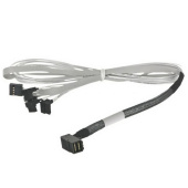 Кабель DiliVing DL36-3395,   Internal SFF8643-to-4*SATA+SB ( HDmSAS (угловой) -to- 4*SATA(угловой)+SideBand) 100cm (аналог 2279900-R)