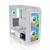 Корпус Thermaltake View 300 MX Snow CA-1P6-00M6WN-00 /White/Win/SPCC/Tempered Glass*1/Mesh & TG Front Panel/200mm ARGB CA-1P6-00M6WN-00 /White/Win/SPCC/Tempered Glass*1/Mesh & TG Front Panel/200mm ARGB PWM Fan*2/120mm ARGB PWM Fan*1