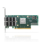 Сетевой адаптер Mellanox MCX653106A-ECAT ConnectX-6 VPI adapter card, 100Gb/s (HDR100, EDR IB and 100GbE), dual-port QSFP56, PCIe3.0/4.0 x16, tall bracket (480658) {20}