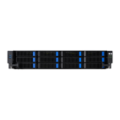 Серверная платформа  ASUS RS520A-E12-RS12U: 2U, 1x AMD EPYC 9004 SP5, 24x DDR5 RDIMM 4800, 12x 2.5/3.5" SAS/SATA/NVME, 2x 2.5" SATA, 5x PCIe 5.0, 2x M.2, 1x OCP 3.0 x16, 2x 1GbE, 2x 1600W (90SF02G1-M002Y0)