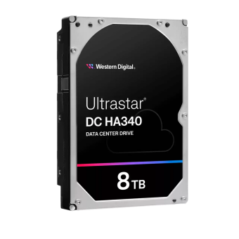 Жесткий диск серверный WD Ultrastar DC HA340 WUS721208BLE6L4 8TB, 3.5", SATA 6Gb/s, 7200rpm, 256MB, 512e, CMR (0B47078)