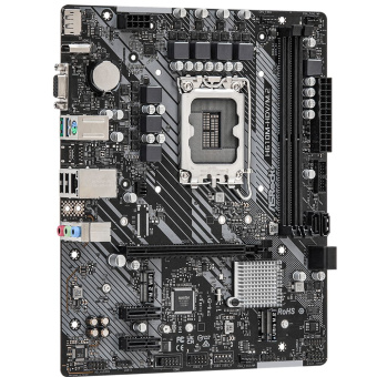 Материнская плата ASRock H610M-HDV/M.2, Socket 1700, Intel®H610, 2xDDR4-3200, D-SUB+HDMI+DP, 1xPCI-Ex16, 2xPCI-Ex1, 4xSATA3, 1xM.2, 8 Ch Audio, 1xGLan, (2+3)xUSB2.0, (2+2)xUSB3.2, 1xPS/2, mATX, RTL {20} (936517)