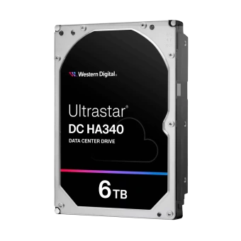 Жесткий диск серверный WD Ultrastar DC HA340 WUS721206BLE604 6TB, 3.5", SATA 6Gb/s, 7200rpm, 256MB, 512e, CMR (0B47488)