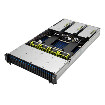 Платформа системного блока ASUS RS720-E10-RS24U 6x SFF8643 (SAS/SATA)+ 4x SFF8654x8 (support 24xNVME with expander) on the backplane, 2x 10GbE (Intel x710), 2x 1600W (90SF00Z3-M000T0) (466185) (10G-1,6KW)