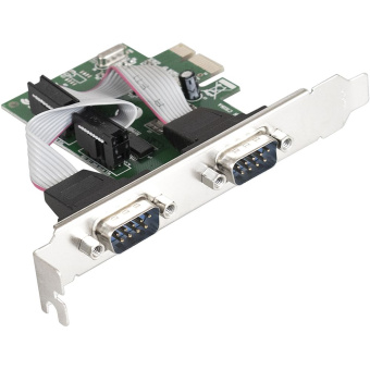 Контроллер Exegate Контроллер ExeGate EXE-307 (PCI-E, 2*COM port) (117266)