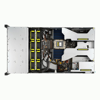 Серверная платформа ASUS RS521A-E12-RS24U 2U, 1x AMD EPYC 9004/9005 SP5, 24x DDR5 RDIMM 4800/5200, 16x 2.5" SAS/SATA/NVME, 8x 2.5" SAS/SATA, 2x 2.5" SATA, 5x PCIE Gen5, 2x M.2, 1x OCP 3.0 x16, 2x 1GbE, 2x 2000W (90SF03X1-M000R0)