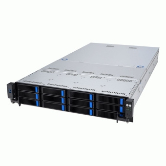 Серверная платформа ASUS RS521A-E12-RS12U 2x SP5/EPYC 9005, 24x DDR5, 12x 3.5/2.5" SAS/SATA/NVME, 1x PCIE Gen5 x8, 2x PCIE Gen5 x16, 2x PCIE Gen5 x16 GPU,  2x M.2, 1x OCP 3.0 x16, 2x 1600W (90SF03X1-M000C0)