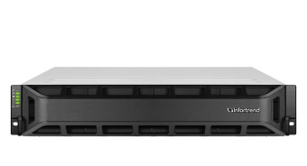 Infortrend EonStor GS 2000 2U/12bay Dual controller, 2x12Gb/s SAS,8x1G iSCSI+4x host board,4x4GB,2x(PSU+FAN),2x(SuperCap.+Flash),12xdrive trays and 1xRM kit (GS2012R01C0FD-8U32)