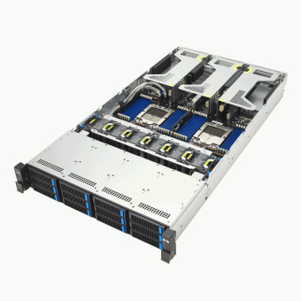 Серверная платформа ASUS RS720A-E13-RS12U 2x SP5/EPYC 9005, 24x DDR5, 12x 3.5/2.5" SAS/SATA/NVME, 8x PCIE Gen5 x16, 2x OCP 3.0 x16, 2x 2700W (90SF0441-M000J0)