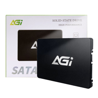 Твердотельный накопитель SSD AGI AI138 240GB 2.5" Client SATA 6Gb/s, 554/510, IOPS 34/76K, MTBF 1.6M, 3D TLC, 140TBW, 0,53DWPD, RTL{100} (610019)