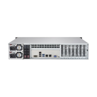 Корпус SuperMicro CSE-826BE1C4-R1K23LPB 8x 3.5" SAS/SATA, 4x 3.5 SAS/SATA/NVME, E-ATX, 12Gb/s EOB backplane, 2x 1200W, 2U, Black, rail kit 