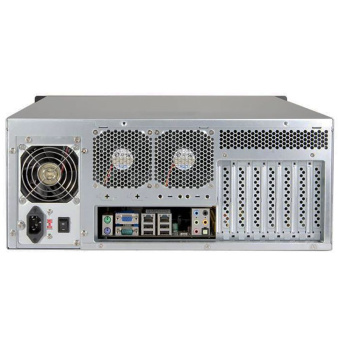 Корпус Chenbro RM42300H11-13720, 3x 5.25" fixed, 5x 3.5", ATX, без Б/П, /4U, Black, w/o rail