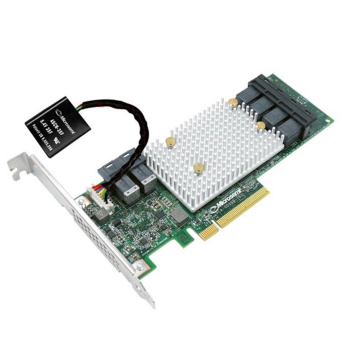 RAID-контроллер Microsemi Adaptec SmartRAID 3154-24i (2294700-R) PCIe 3.0 x8, 24-port SAS 12Gb/s, 4GB Cache, 6х SFF8643 int., BBU