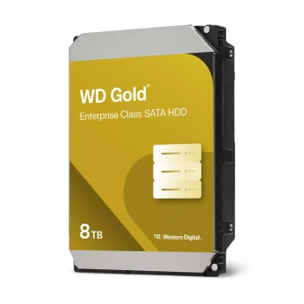 Жесткий диск серверный WD GOLD WD8005FRYZ 8TB, 3.5", SATA 6Gb/s, 7200rpm, 256MB, 512e, CMR