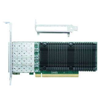 Сетевой адаптер Lr-Link LRES1023PF-4SFP28  4x 25Gbs, 4x SFP28, Intel E810, PCIe 4.0 x16, LP