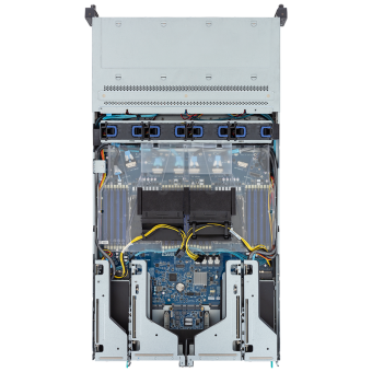 Серверная платформа Gigabyte R283-S93-AAF1 2U, 2x LGA4677, 32x DDR5, 4x 3.5" SAS/SATA/NVME, 8x 3.5" SAS/SATA, 2x PCIE Gen5 x16 GPU, 2x PCIE Gen5 x16, 4x PCIE Gen5 x8, 2x OCP 3.0 x16, 2x 2400W