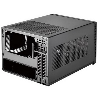 Корпус Silverstone SST-SG13B Sugo Mini-ITX Compact Computer Cube Case, Mesh Front Panel, black, RTL {4}