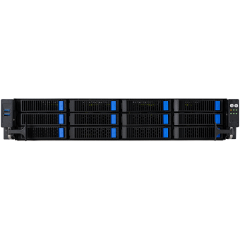 Серверная платформа  ASUS RS720-E11-RS12U 2x LGA4677, 32x DDR5, 8x 3.5/2.5" SAS/SATA/NVME, 4x 3.5/2.5" SATA/NVME, 2x M.2, 1x OCP 3.0 x16, 2x 2600W (90SF01Z1-M00270)