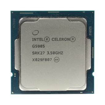 Центральный Процессор Intel Celeron G5905 OEM (Comet Lake, 14nm, C2/T2, Base 3,50GHz, UHD 610, L3 4Mb, TDP 58W, S1200) OEM