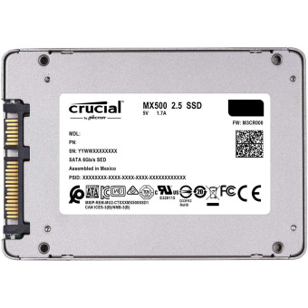 SSD жесткий диск SATA2.5" 500GB MX500 CT500MX500SSD1 CRUCIAL