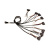 Кабель Luxshare L285SL029-SD-R, SlimSAS SFF8654(x8) to 8x U.3 Direct  SFF8639(x1), 100см