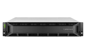 СХД Infortrend EonStor DS 3000U 2U/24bay Dual controller 2x12Gb/s SAS, 8x 1G iSCSI, 4x host board, 2x 4GB, 2x (PSU+FAN), 2x (Super capacitor+Flash), 1x Rmk