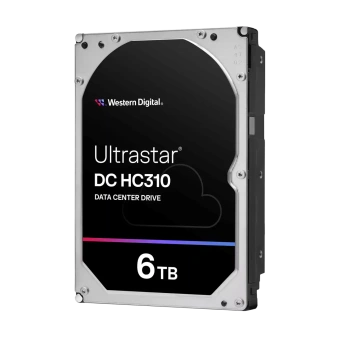 Жесткий диск серверный WD Ultrastar DC HA310 HUS726T6TAL4200 6TB, 3.5", SAS 12Gb/s, 7200rpm, 256MB, 512e, CMR 