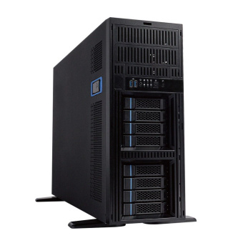 Корпус Chenbro SR11369-0070A0  8x 3.5/2.5" SAS/SATA, E-ATX, 12Gb/s passive backplane, без Б/П, TOWER/4U,  Black, w/o rail