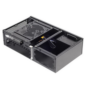 Корпус Silverstone SST-ML05B Milo Slim HTPC Silent Mini-ITX Computer Case, black {4}