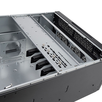 Корпус Silverstone G59RM5200000020 5U rackmount server chassis with dual 360mm liquid cooling compatibility SST-RM52