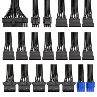 Блок питания ExeGate 800W ServerPRO-800ADS (ATX, APFC, КПД 82% (80 PLUS), 2x8cm fans, 24pin, 2x(4+4)pin, 2xPCI-E, 10xSATA, 5xIDE, black)