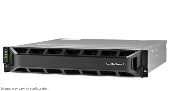 СХД Infortrend EonStor DS 3000U 2U/24bay Dual controller 2x12Gb/s SAS, 8x 1G iSCSI, 4x host board, 2x 4GB, 2x (PSU+FAN), 2x (Super capacitor+Flash), 1x Rmk