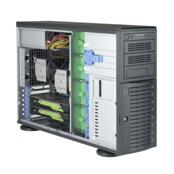 Корпус SuperMicro CSE-743AC-1K26B-SQ 8x 3.5"/2.5" SAS/SATA, E-ATX, 12Gb/s passive backplane, 2x 1200W, 4U/Tower, Black