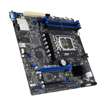 Материнская плата ASUS P13R-M LGA1700, mATX, 4x DDR5(4400), PCIEx16, PCIEx8, M.2, 2х 1GLAN (90SB0C70-M0UAY1)