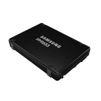 Накопитель SSD Samsung Enterprise PM1653 MZILG3T8HCLS-00A07 3840GB, 2.5", 4200/3700 MB/s, 770k/135k IOPS, SAS 24Gb/s, 1DWPD