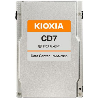 Твердотельный накопитель SSD KIOXIA (Toshiba) 2.5" 3.2TB CD7-V KCD71VUG3T20 PCIe Gen4x4 with NVMe 1.4, Bulk