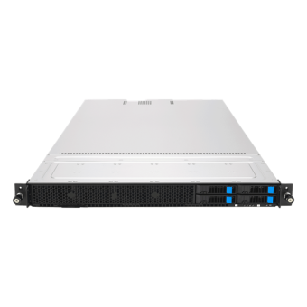 Серверная платформа ASUS RS501A-E12-RS4U, 1U, 1x AMD EPYC 9004/9005 SP5, 24x DDR5 RDIMM 4800/5200, 4x 2.5" SAS/SATA/NVME, 1x PCIE Gen5 x8, 2x PCIE Gen5 x16, 2x M.2, 1x OCP 3.0 x16, 2x 1GbE, 2x 1600W (90SF03Y1-M00M50)