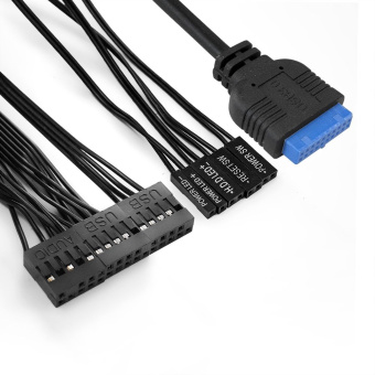 Корпус Minitower ExeGate BA-203U  (mATX, без БП, 3*USB+1*USB3.0, аудио, черный)