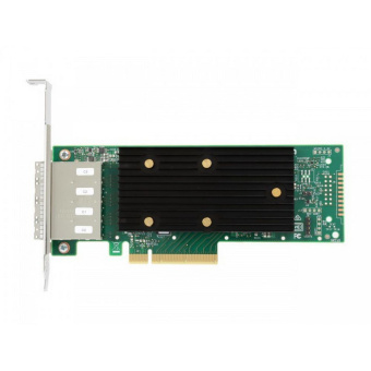 HBA-адаптер Broadcom 9400-16e SGL (05-50013-00 / 03-50013-15007 )  PCIe 3.1 x8 LP, Tri-Mode SAS/SATA/NVMe 12G HBA, 16port(4*ext SFF8644), 3416 IOC