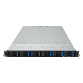 Серверная платформа ASUS RS501A-E12-RS12U: 1U, 1x AMD EPYC 9004/9005 SP5, 24x DDR5 RDIMM 4800/5200, 12x 2.5" SAS/SATA/NVME, 1x PCIE Gen5 x8, 2x PCIE Gen5 x16, 2x M.2, 1x OCP 3.0 x16, 2x 1GbE, 2x 1600W (90SF03Y1-M00LN0)
