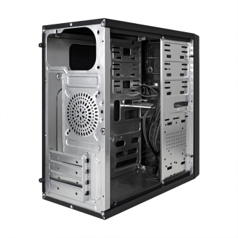 Корпус Minitower ExeGate BA-203U  (mATX, без БП, 3*USB+1*USB3.0, аудио, черный)