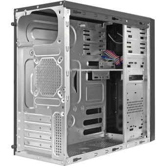 Корпус Minitower ExeGate MA-373X mATX, без БП, 2*USB, аудио, черный