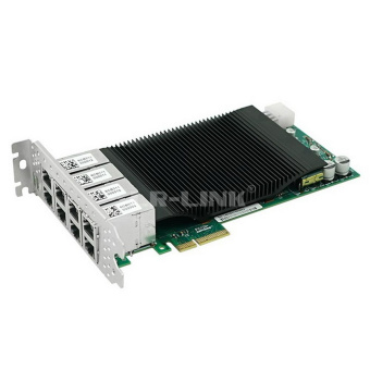 Сетевой адаптер Lr-Link LRES2008PT 8x 1Gbs, 8x RJ45 , Intel I350, PCIe 2.1 x4, LP